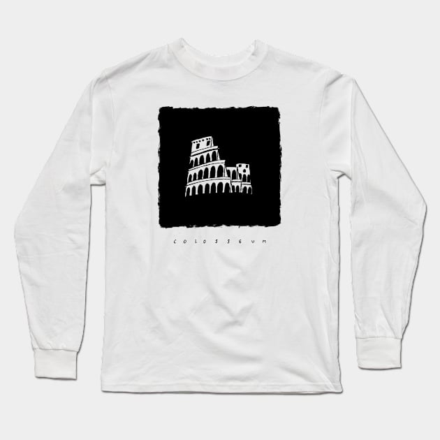 Colosseum ink Long Sleeve T-Shirt by Aidi Riera